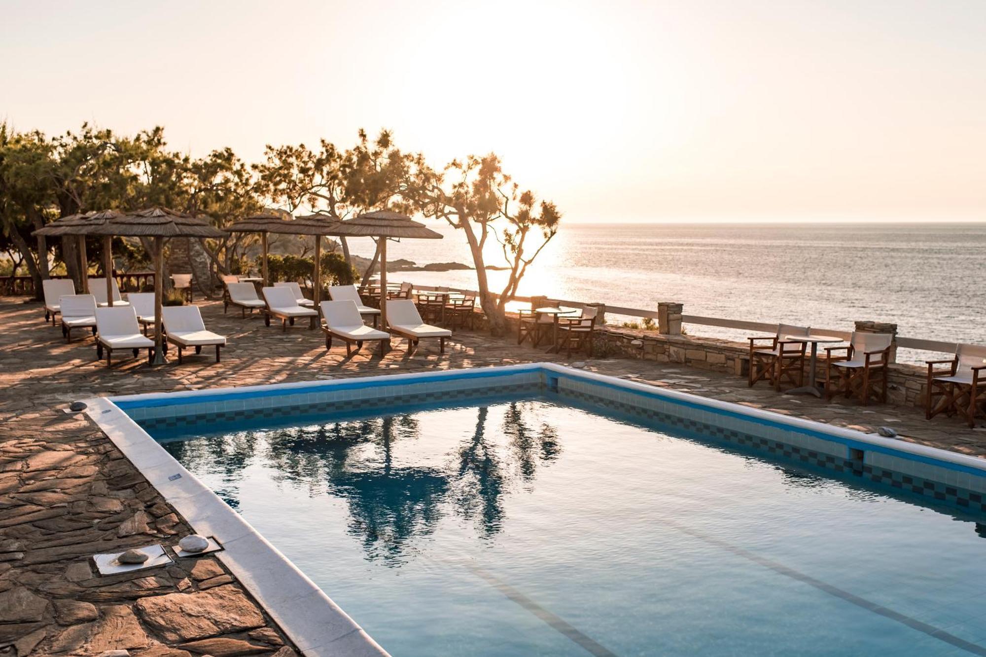 Cavos Bay Hotel & Studios Armenisztísz Kültér fotó