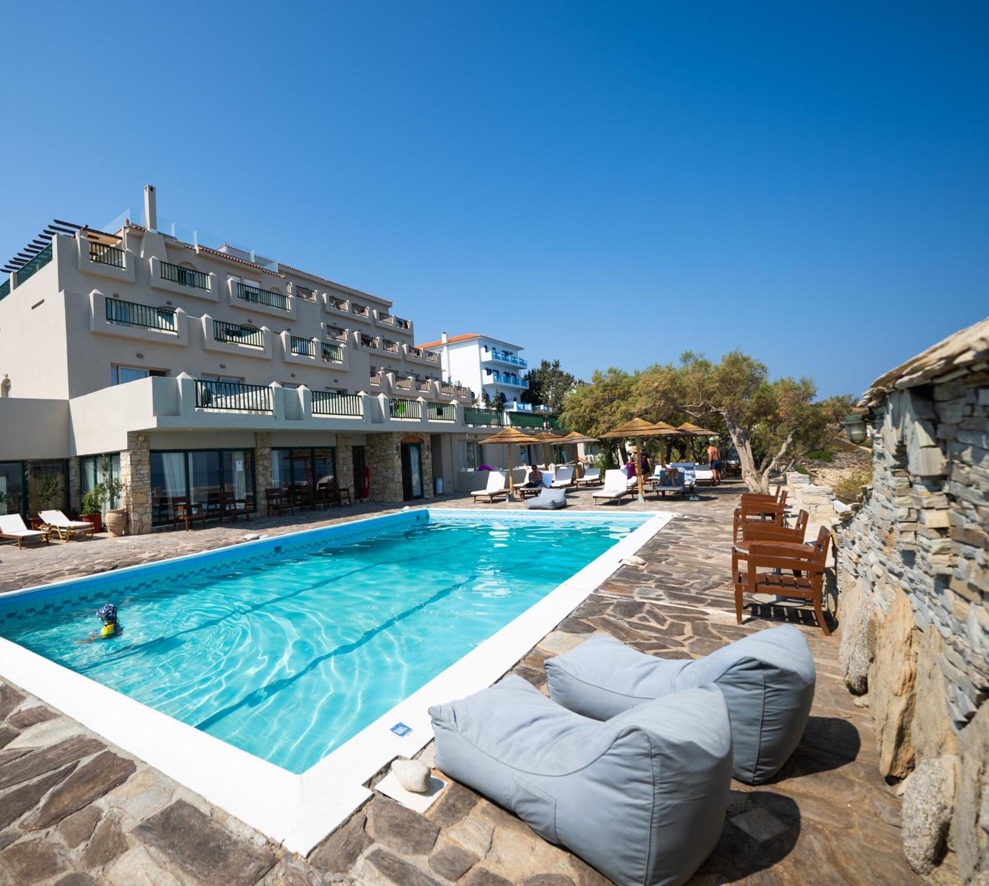 Cavos Bay Hotel & Studios Armenisztísz Kültér fotó
